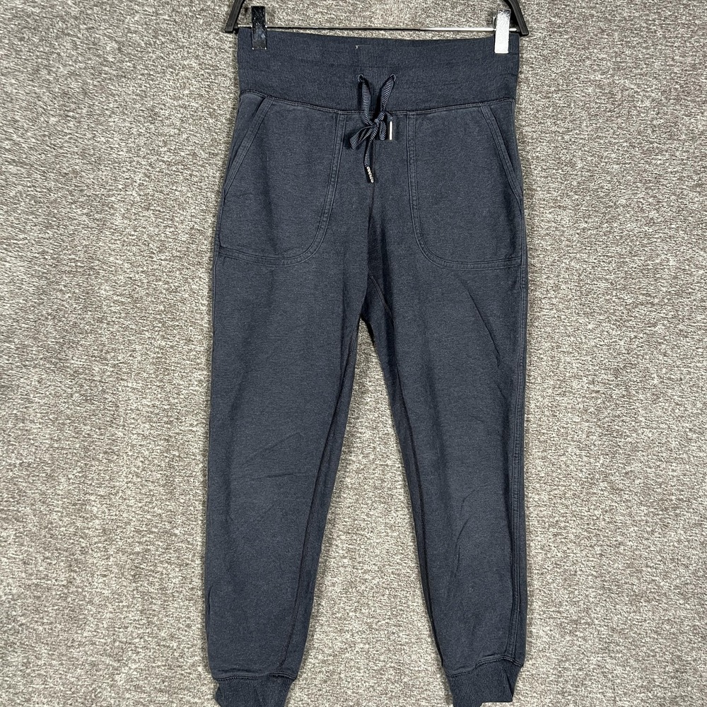 Lululemon Jogger‎ Pants Womens 4 Navy Blue Sweatpants Drawstring Pockets